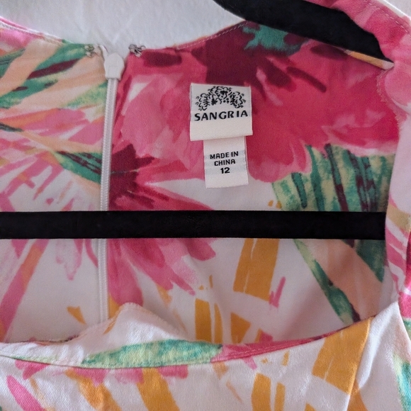 Signature by Sangria Pink Ruched Asymmetrical Sheath Dress - Picture 3 of 10